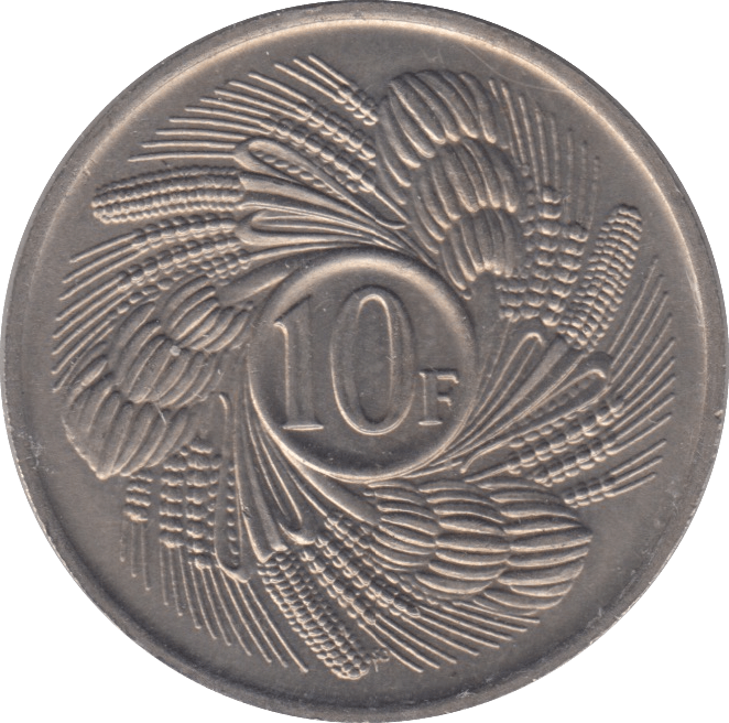 1968 BARUNDI EAST AFRICA TEN FRANCS - WORLD COINS - Cambridgeshire Coins