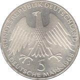 1968 GERMANY SILVER 5 MARKS ( UNC ) - SILVER WORLD COINS - Cambridgeshire Coins