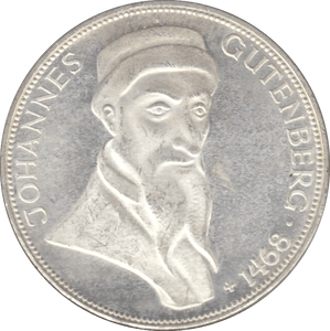1968 GERMANY SILVER 5 MARKS ( UNC ) - SILVER WORLD COINS - Cambridgeshire Coins