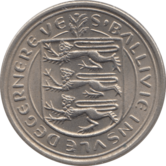 1968 GUERNSEY FIVE PENCE - WORLD COINS - Cambridgeshire Coins