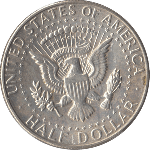 1968 HALF DOLLAR USA - SILVER WORLD COINS - Cambridgeshire Coins