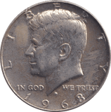1968 HALF DOLLAR USA - WORLD COINS - Cambridgeshire Coins