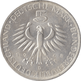 1968 MAX V PETTENKOFER GERMANY SILVER 5 MARKS - SILVER WORLD COINS - Cambridgeshire Coins