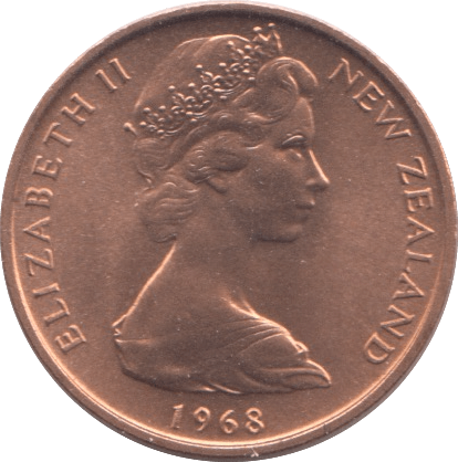 1968 NEW ZEALAND 1 CENT ( PROOF ) - WORLD COINS - Cambridgeshire Coins