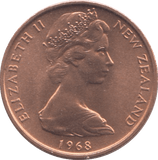 1968 NEW ZEALAND 1 CENT ( PROOF ) - WORLD COINS - Cambridgeshire Coins