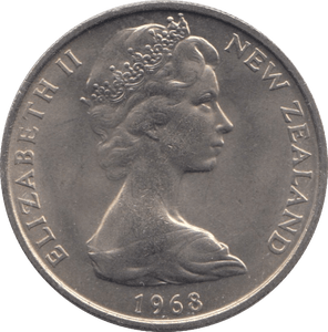 1968 NEW ZEALAND 10 CENT ( PROOF ) - WORLD COINS - Cambridgeshire Coins