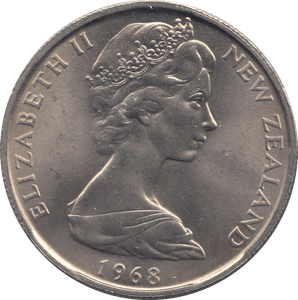 1968 NEW ZEALAND 50 CENT ( PROOF ) - WORLD COINS - Cambridgeshire Coins