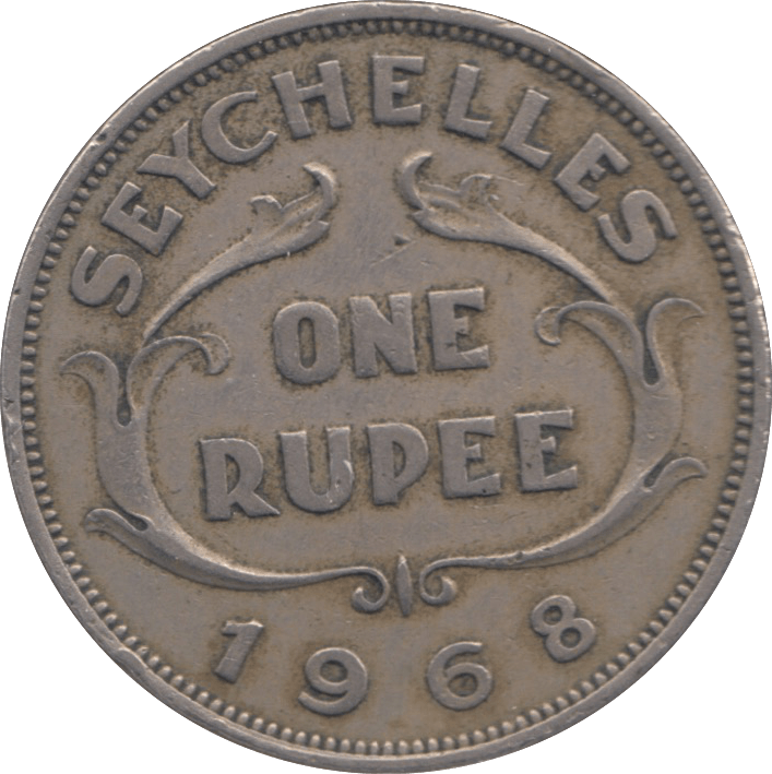 1968 SEYCHELLES ONE RUPEE - WORLD COINS - Cambridgeshire Coins