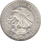 1968 SILVER MEXICO 25 PESOS - SILVER WORLD COINS - Cambridgeshire Coins