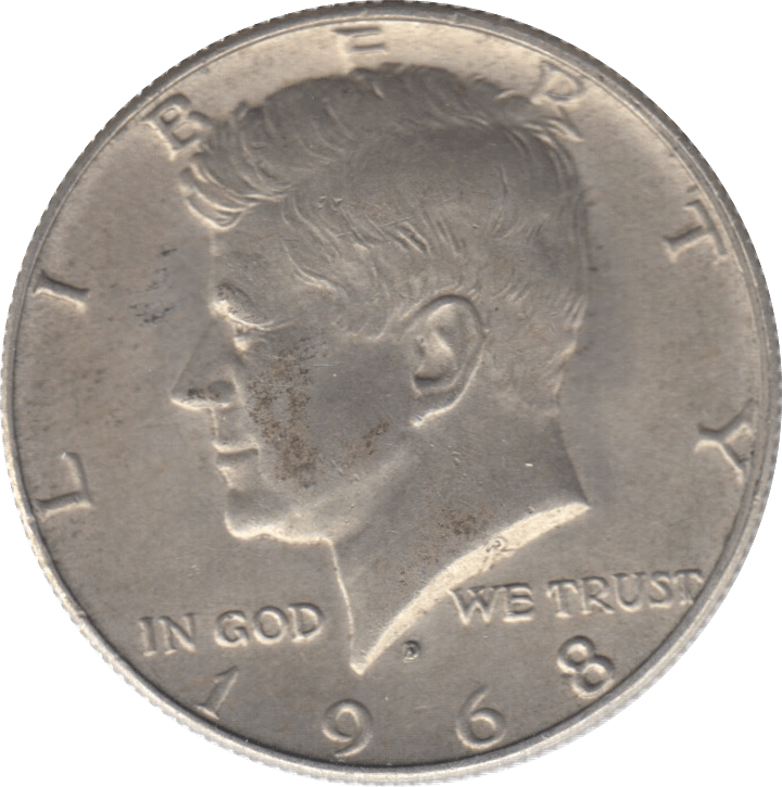 1968 USA HALF DOLLAR - WORLD COINS - Cambridgeshire Coins