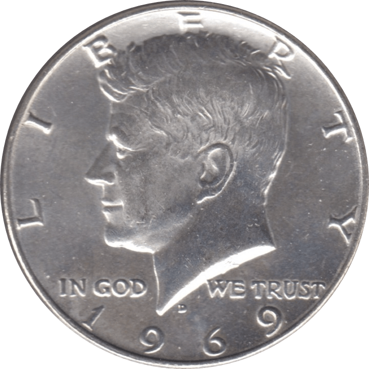 1969 1/2 DOLLAR USA - WORLD COINS - Cambridgeshire Coins
