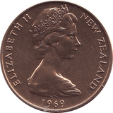 1969 2 CENTS NEW ZEALAND ( BU ) - WORLD COINS - Cambridgeshire Coins