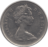 1969 25 CENTS CANADA - WORLD COINS - Cambridgeshire Coins