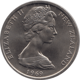 1969 50 CENTS NEW ZEALAND ( BU ) - WORLD COINS - Cambridgeshire Coins
