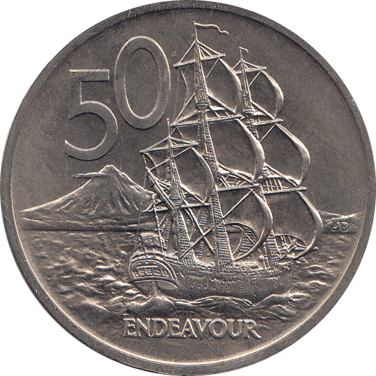 1969 50 CENTS NEW ZEALAND ( BU ) - WORLD COINS - Cambridgeshire Coins
