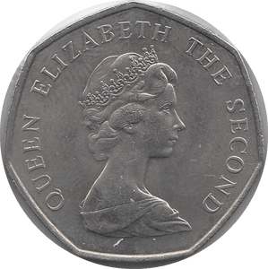 1969 BAILIWICK OF JERSEY 50P - WORLD COINS - Cambridgeshire Coins