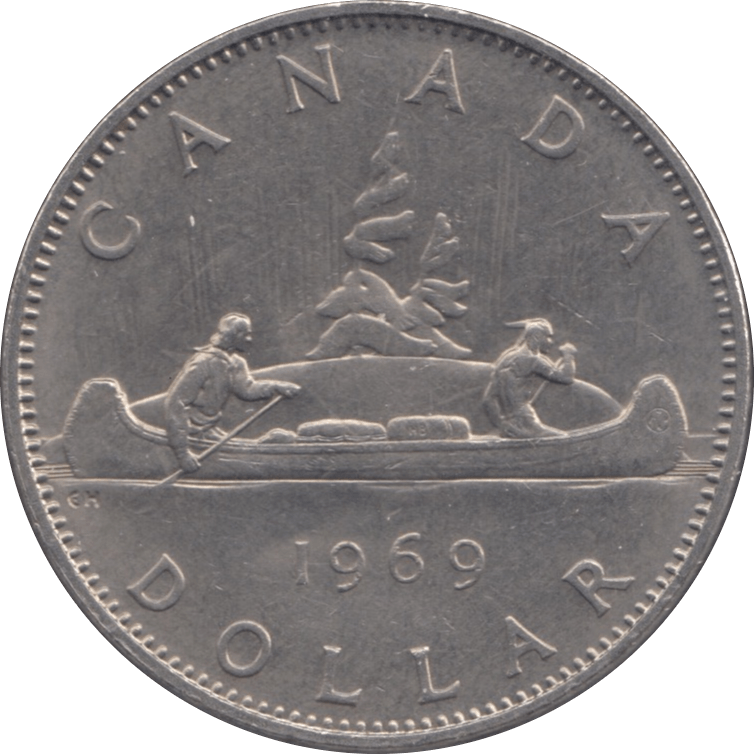 1969 CANADA ONE DOLLAR - WORLD COINS - Cambridgeshire Coins