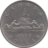 1969 CANADA ONE DOLLAR - WORLD COINS - Cambridgeshire Coins