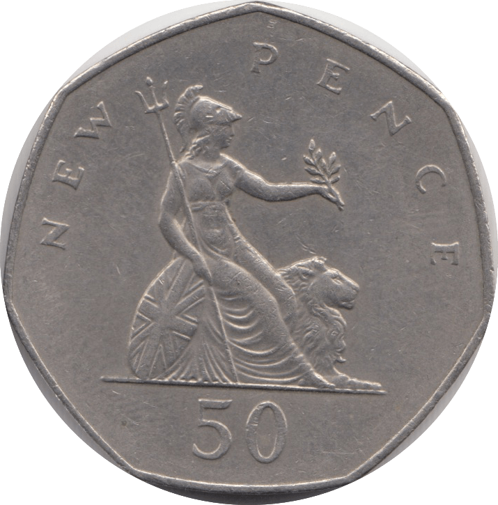 1969 CIRCULATED 50P BRITANNIA - 50P CIRCULATED - Cambridgeshire Coins