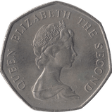 1969 FIFTY PENCE JERSEY ( UNC ) - WORLD COINS - Cambridgeshire Coins