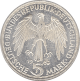 1969 GERMANY SILVER 5 MARKS ( UNC ) - SILVER WORLD COINS - Cambridgeshire Coins