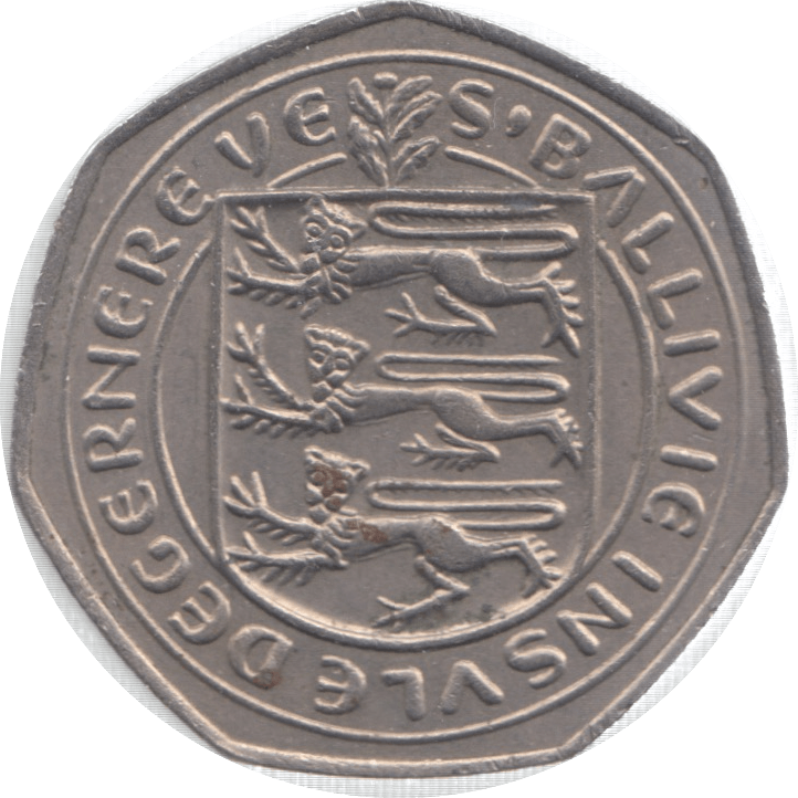 1969 GUERNSEY FIFTY PENCE - WORLD COINS - Cambridgeshire Coins