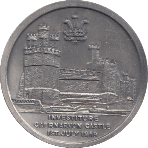 1969 INVESTITURE CAERNARVON CASTLE 1ST JULY MEDAL WALES - MEDALS - Cambridgeshire Coins
