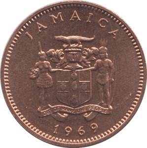 1969 JAMAICA 1 CENT ( UNC ) - WORLD COINS - Cambridgeshire Coins