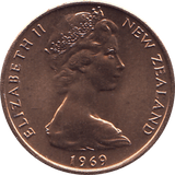 1969 ONE CENT NEW ZEALAND ( BU ) - WORLD COINS - Cambridgeshire Coins