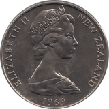 1969 ONE DOLLAR NEW ZEALAND ( BU ) - WORLD COINS - Cambridgeshire Coins