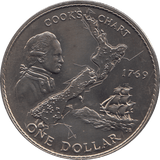 1969 ONE DOLLAR NEW ZEALAND ( BU ) - WORLD COINS - Cambridgeshire Coins
