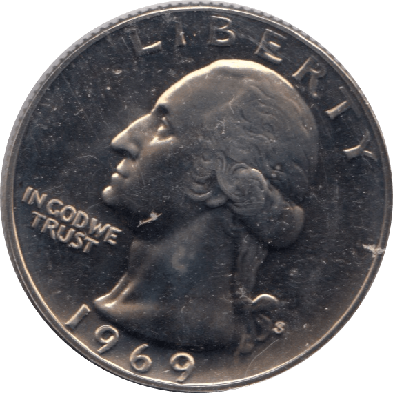 1969 QUARTER DOLLAR USA ( PROOF ) - WORLD COINS - Cambridgeshire Coins