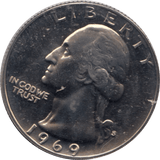 1969 QUARTER DOLLAR USA ( PROOF ) - WORLD COINS - Cambridgeshire Coins