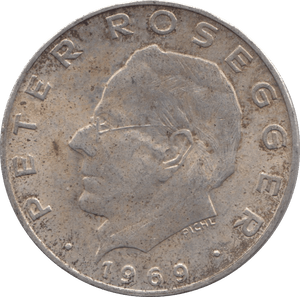 1969 SILVER 25 SCHILLING AUSTRIA - SILVER WORLD COINS - Cambridgeshire Coins