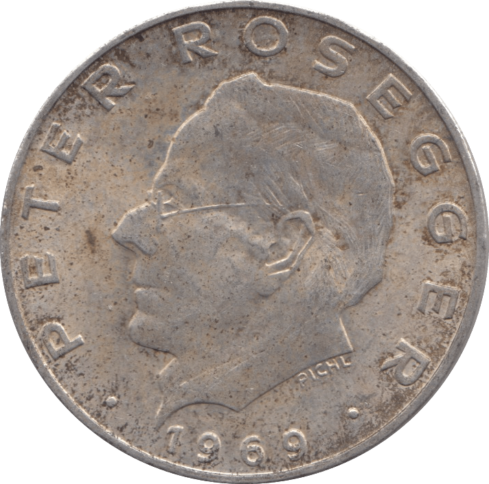 1969 SILVER 25 SCHILLING AUSTRIA - SILVER WORLD COINS - Cambridgeshire Coins