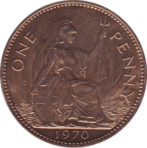 1970 1 PENNY ( PROOF ) - Penny - Cambridgeshire Coins