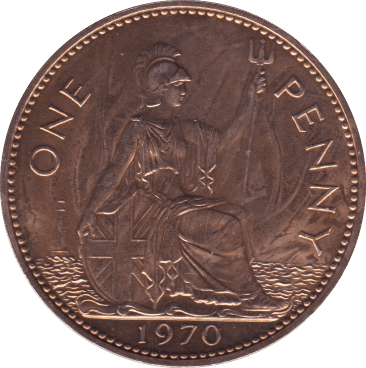 1970 1 PENNY ( PROOF ) - Penny - Cambridgeshire Coins