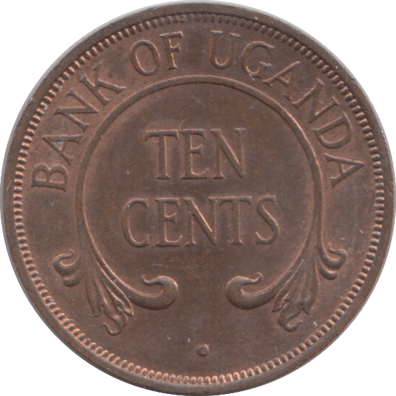 1970 10 CENTS UGANDA - WORLD COINS - Cambridgeshire Coins