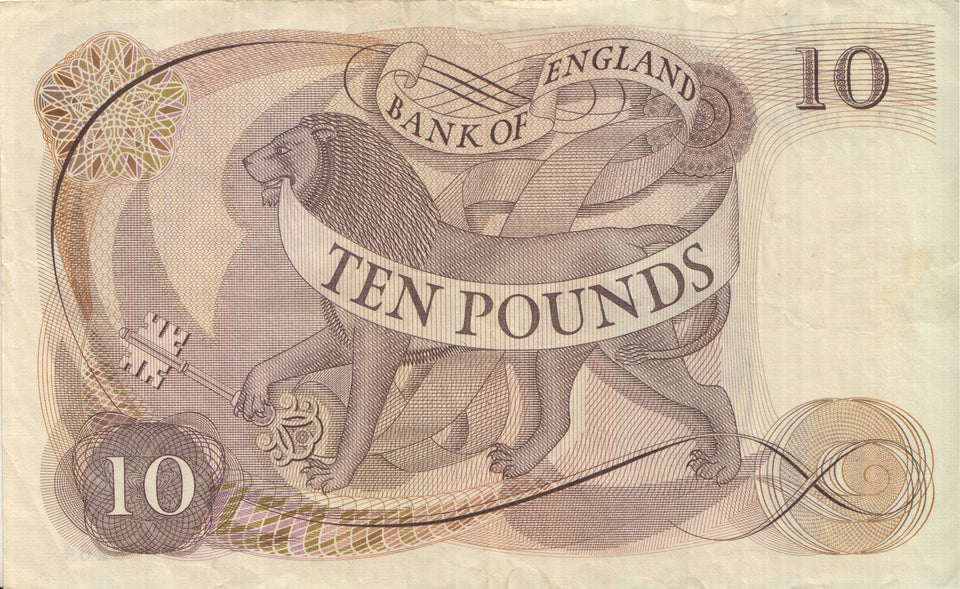 1970-1980 £10 BANKNOTE PAGE REF £10-1 - £10 Banknotes - Cambridgeshire Coins