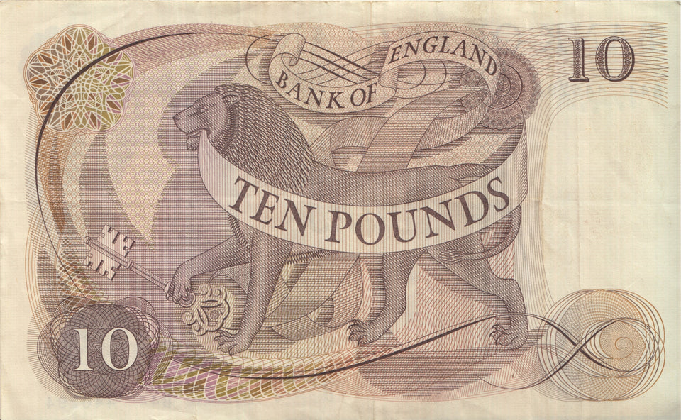 1970-1980 £10 BANKNOTE PAGE REF £10-2 - £10 Banknotes - Cambridgeshire Coins