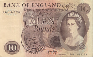 1970-1980 £10 BANKNOTE PAGE REF £10-2 - £10 Banknotes - Cambridgeshire Coins