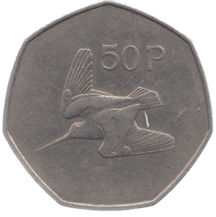 1970 50P IRELAND - WORLD COINS - Cambridgeshire Coins