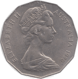 1970 AUSTRALIA 50 CENTS - WORLD COINS - Cambridgeshire Coins