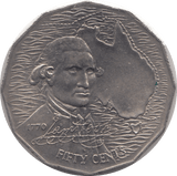 1970 AUSTRALIA 50 CENTS - WORLD COINS - Cambridgeshire Coins