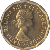 1970 BRASS THREEPENCE ( PROOF ) - Threepence - Cambridgeshire Coins