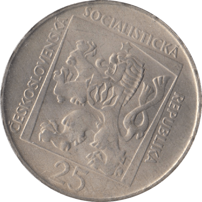 1970 CZECHOSLOVAKIA 50TH ANNIVERSARY SLOVAK - WORLD COINS - Cambridgeshire Coins