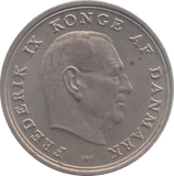 1970 DENMARK ONE KRONE - WORLD COINS - Cambridgeshire Coins