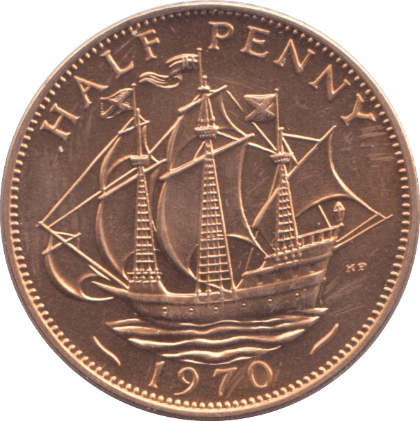 1970 HALFPENNY ( PROOF ) - Halfpenny - Cambridgeshire Coins