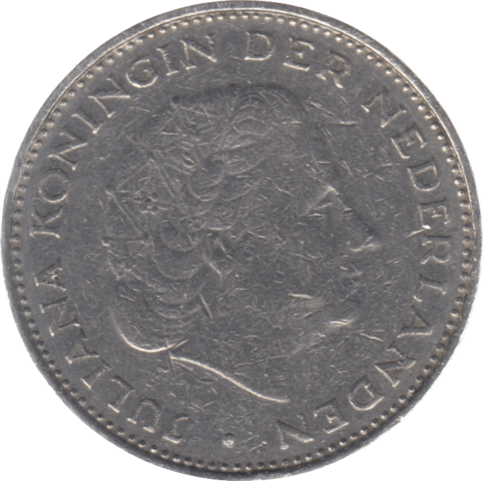1970 NETHERLANDS 2 1/2 GULDEN - WORLD COINS - Cambridgeshire Coins