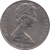 1970 NEW ZEALAND ONE DOLLAR - WORLD COINS - Cambridgeshire Coins